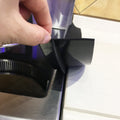 Stove Gap Cover, spill stopped on top of the strip instead of running into the gap