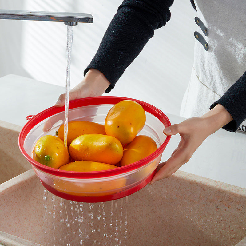 Collapsible Microwave Cover in grey