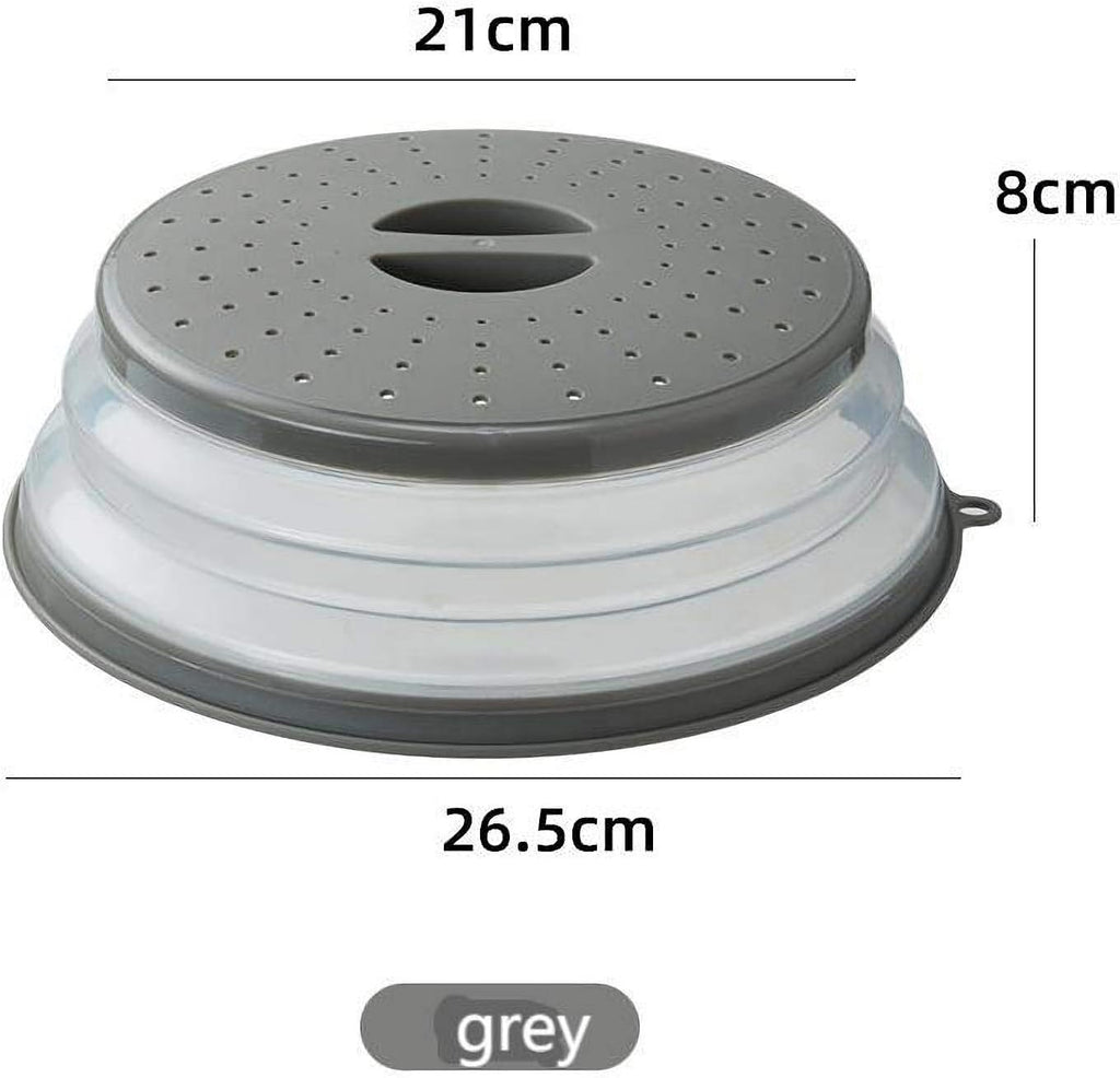 Collapsible Microwave Cover collapsed flat